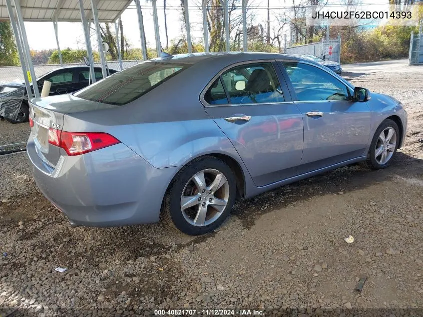 2011 Acura Tsx 2.4 VIN: JH4CU2F62BC014393 Lot: 40821707