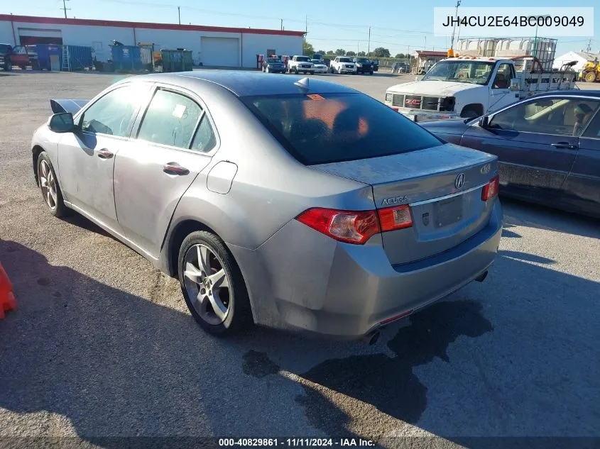 2011 Acura Tsx 2.4 VIN: JH4CU2E64BC009049 Lot: 40829861