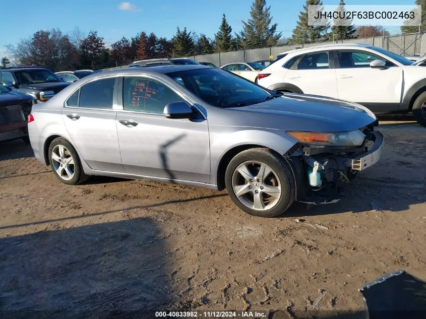 2011 Acura Tsx 2.4 VIN: JH4CU2F63BC002463 Lot: 40833982