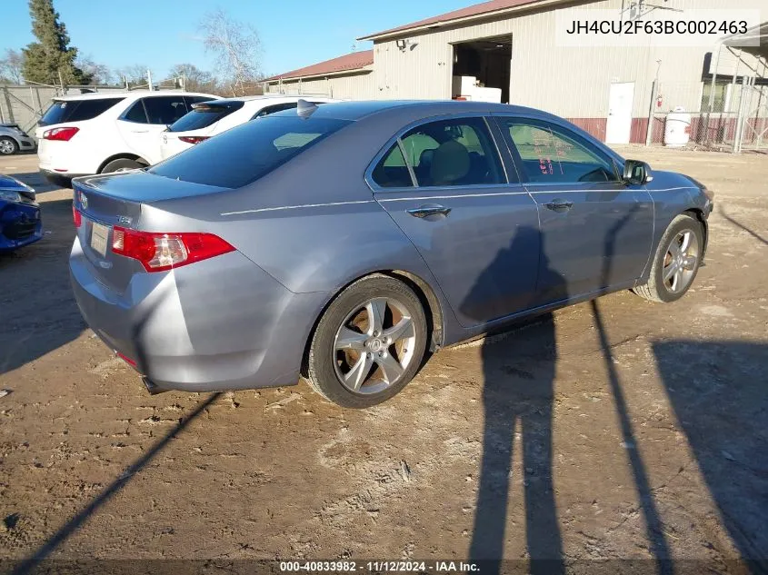 2011 Acura Tsx 2.4 VIN: JH4CU2F63BC002463 Lot: 40833982