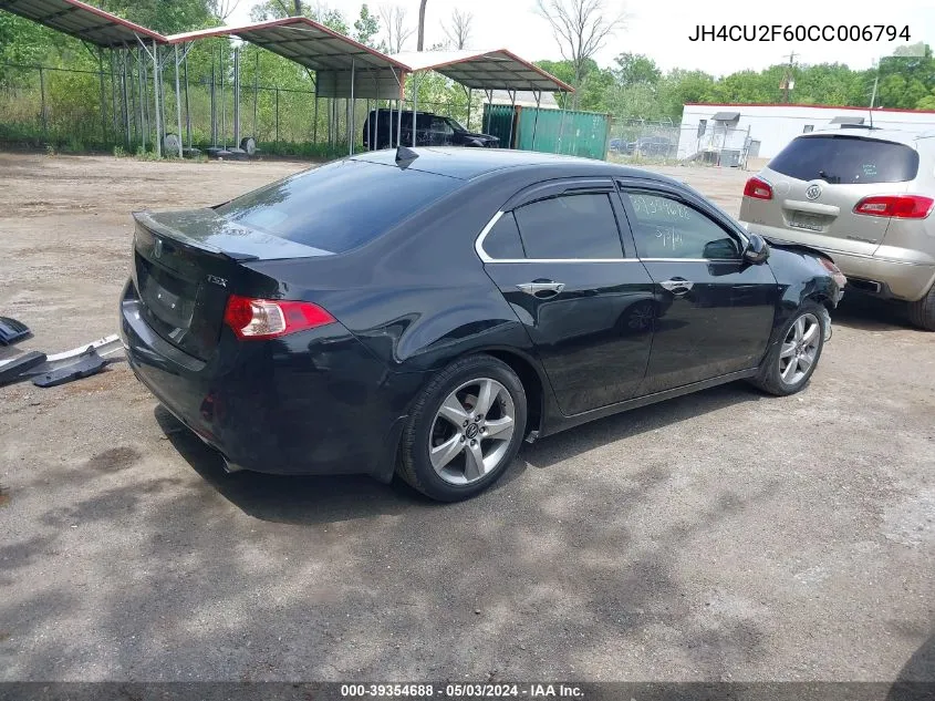 JH4CU2F60CC006794 2012 Acura Tsx 2.4