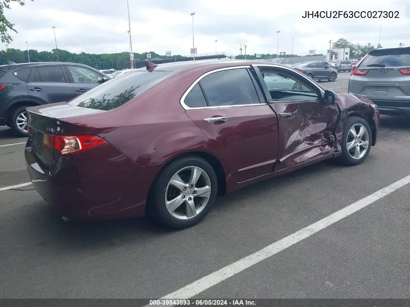 JH4CU2F63CC027302 2012 Acura Tsx 2.4