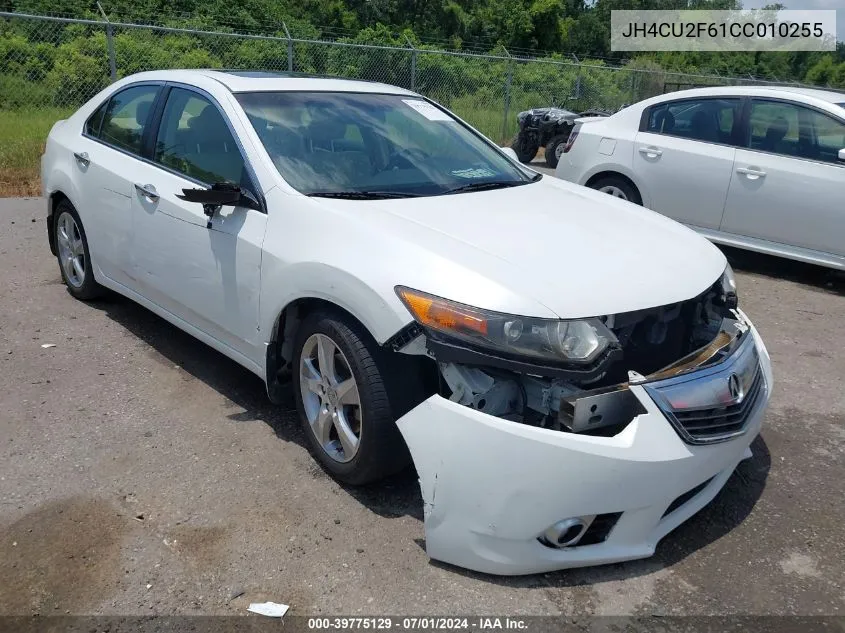 2012 Acura Tsx 2.4 VIN: JH4CU2F61CC010255 Lot: 39775129