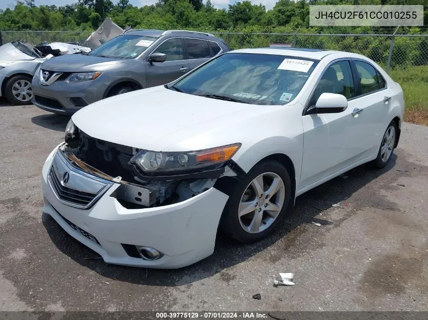 2012 Acura Tsx 2.4 VIN: JH4CU2F61CC010255 Lot: 39775129