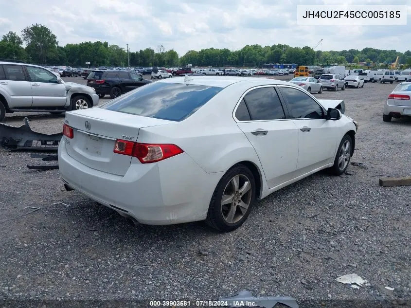 JH4CU2F45CC005185 2012 Acura Tsx 2.4