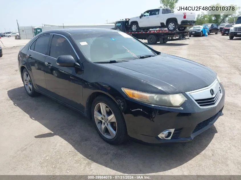 JH4CU2F48CC010378 2012 Acura Tsx 2.4