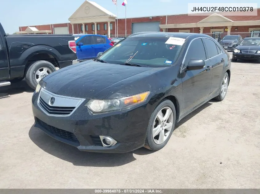 JH4CU2F48CC010378 2012 Acura Tsx 2.4