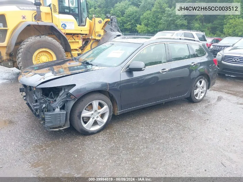 2012 Acura Tsx 2.4 VIN: JH4CW2H65CC003512 Lot: 39994019