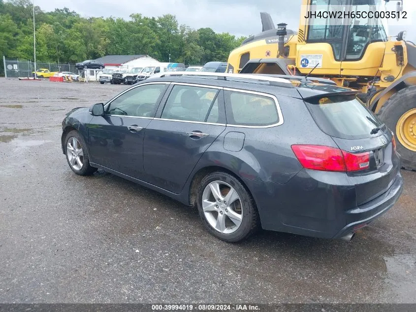 JH4CW2H65CC003512 2012 Acura Tsx 2.4