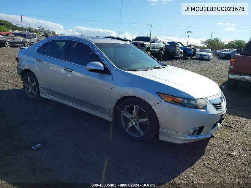 2012 Acura Tsx 2.4 VIN: JH4CU2E82CC023678 Lot: 40035483