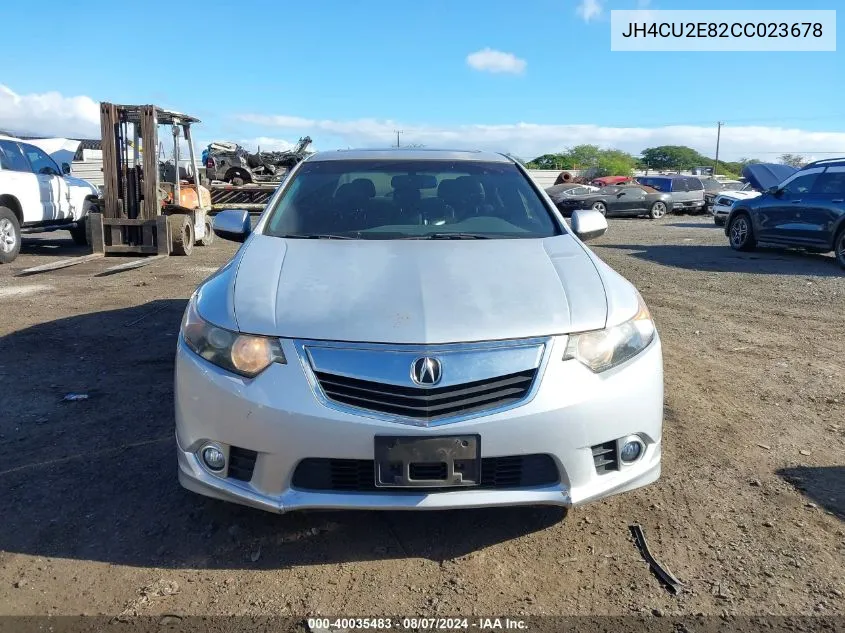 2012 Acura Tsx 2.4 VIN: JH4CU2E82CC023678 Lot: 40035483