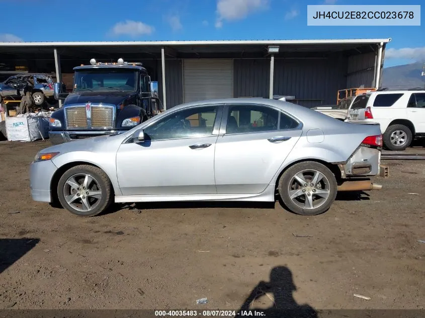 2012 Acura Tsx 2.4 VIN: JH4CU2E82CC023678 Lot: 40035483