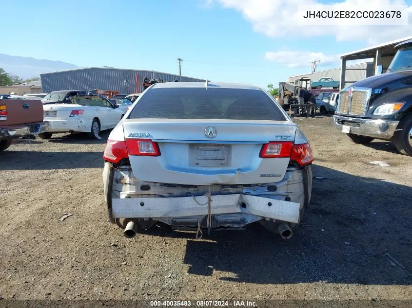 2012 Acura Tsx 2.4 VIN: JH4CU2E82CC023678 Lot: 40035483