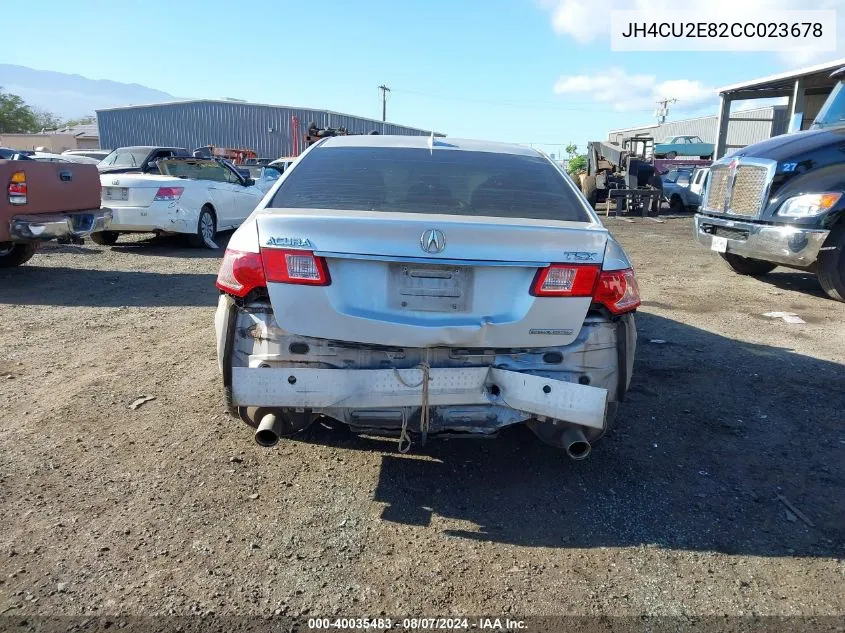 2012 Acura Tsx 2.4 VIN: JH4CU2E82CC023678 Lot: 40035483