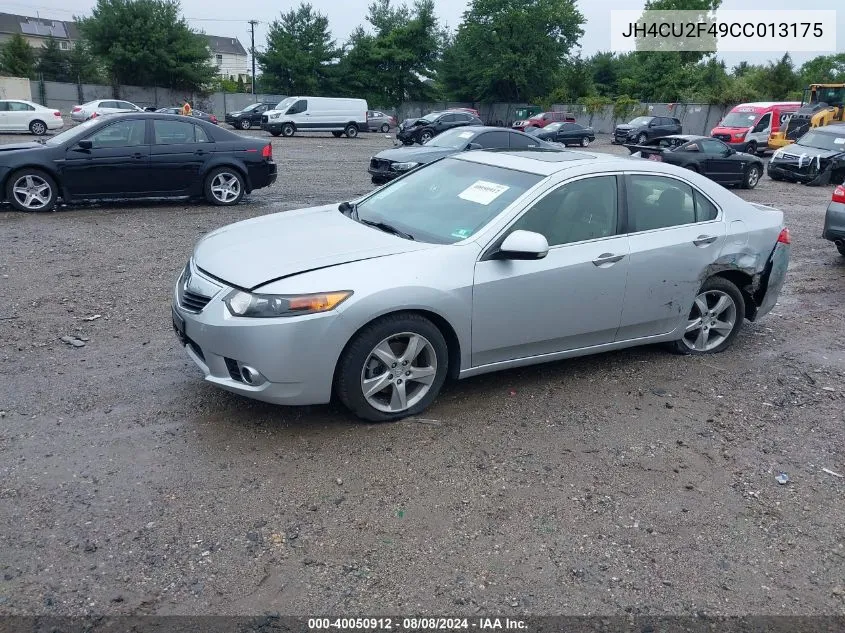 2012 Acura Tsx 2.4 VIN: JH4CU2F49CC013175 Lot: 40050912