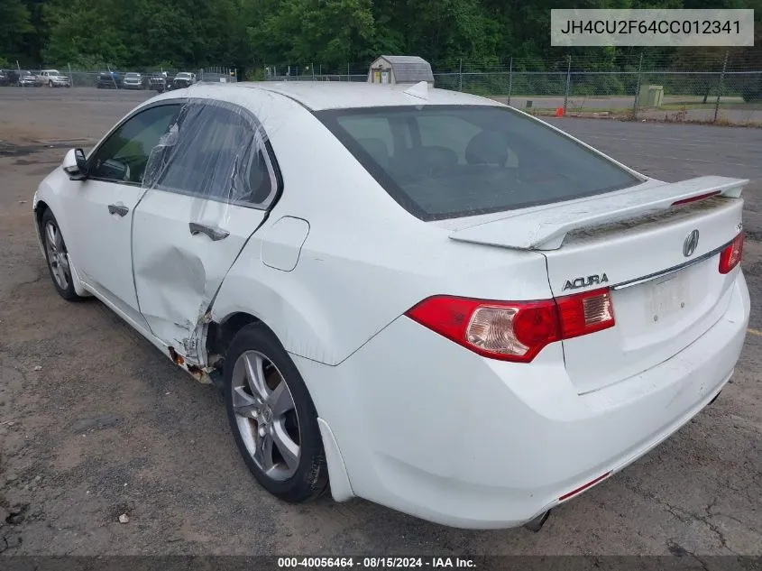 2012 Acura Tsx 2.4 VIN: JH4CU2F64CC012341 Lot: 40056464