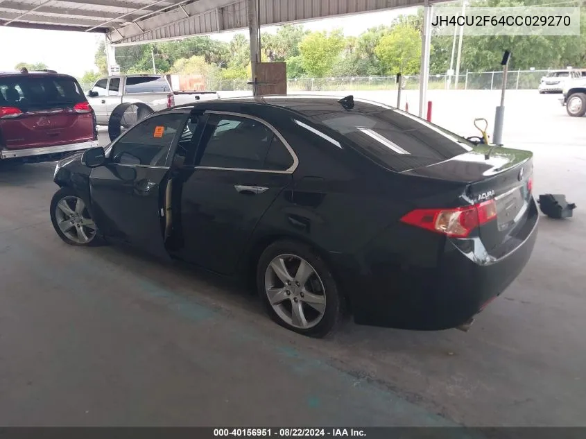 JH4CU2F64CC029270 2012 Acura Tsx 2.4