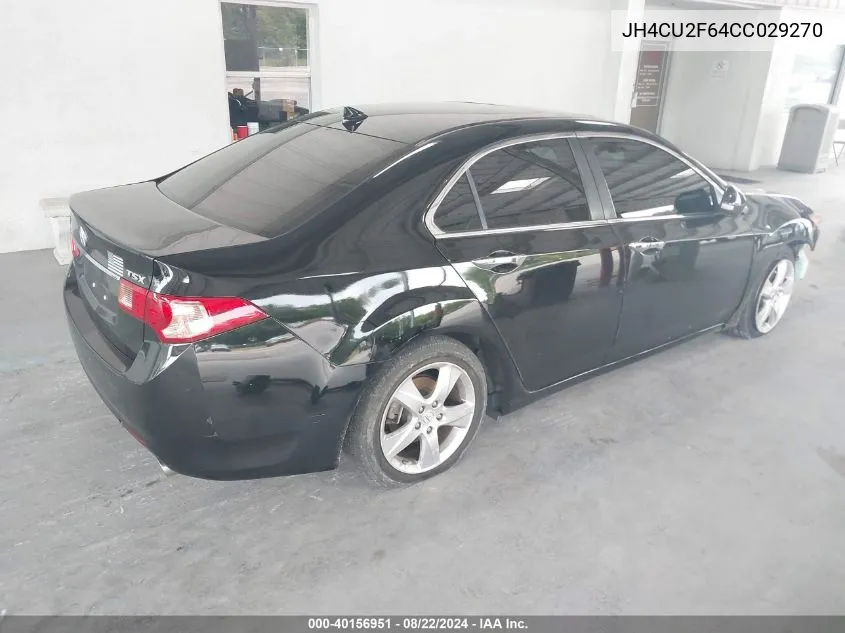 JH4CU2F64CC029270 2012 Acura Tsx 2.4