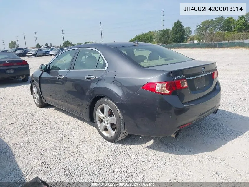 JH4CU2F42CC018914 2012 Acura Tsx 2.4