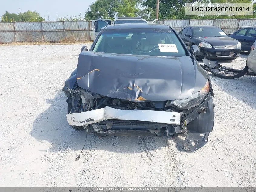 JH4CU2F42CC018914 2012 Acura Tsx 2.4