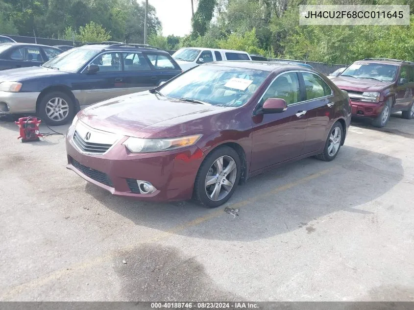 JH4CU2F68CC011645 2012 Acura Tsx 2.4