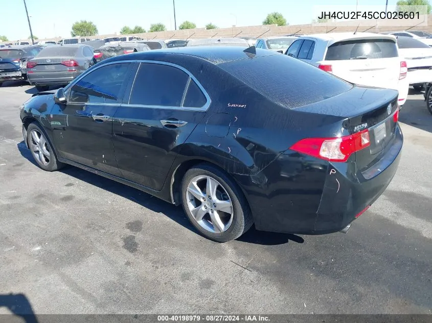 2012 Acura Tsx 2.4 VIN: JH4CU2F45CC025601 Lot: 40198979