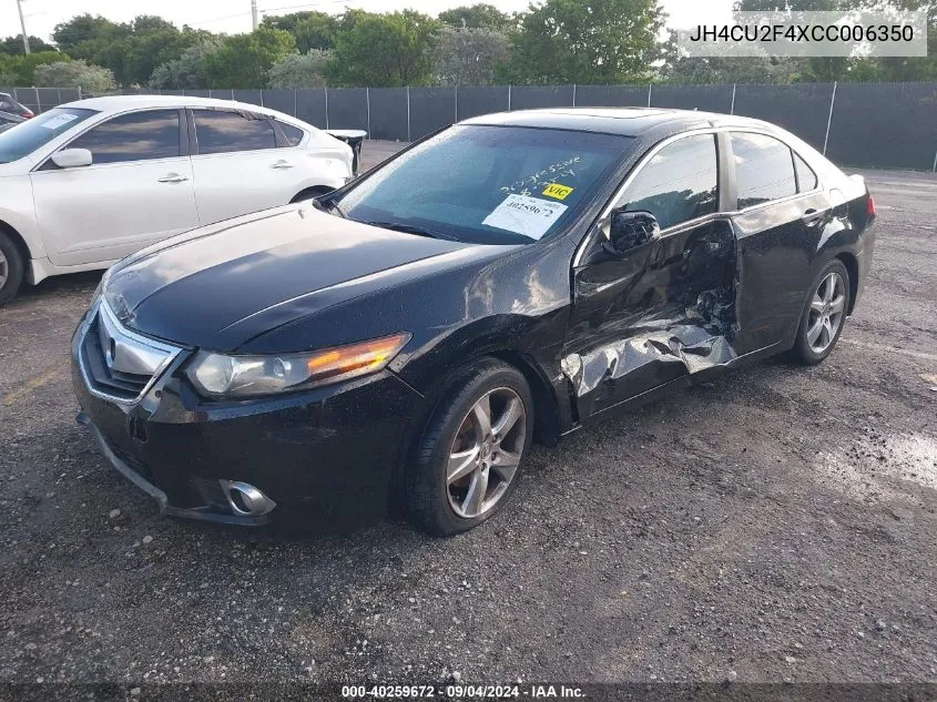 2012 Acura Tsx 2.4 VIN: JH4CU2F4XCC006350 Lot: 40259672