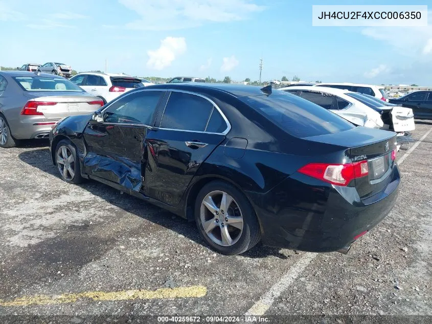 2012 Acura Tsx 2.4 VIN: JH4CU2F4XCC006350 Lot: 40259672