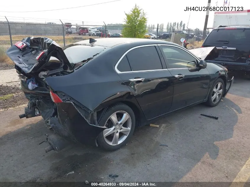 2012 Acura Tsx 2.4 VIN: JH4CU2F68CC017123 Lot: 40264933