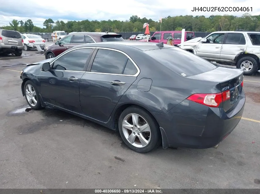 2012 Acura Tsx 2.4 VIN: JH4CU2F62CC004061 Lot: 40306650