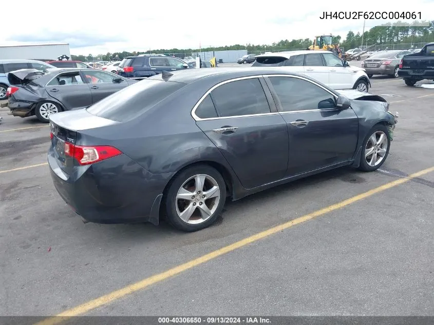 2012 Acura Tsx 2.4 VIN: JH4CU2F62CC004061 Lot: 40306650