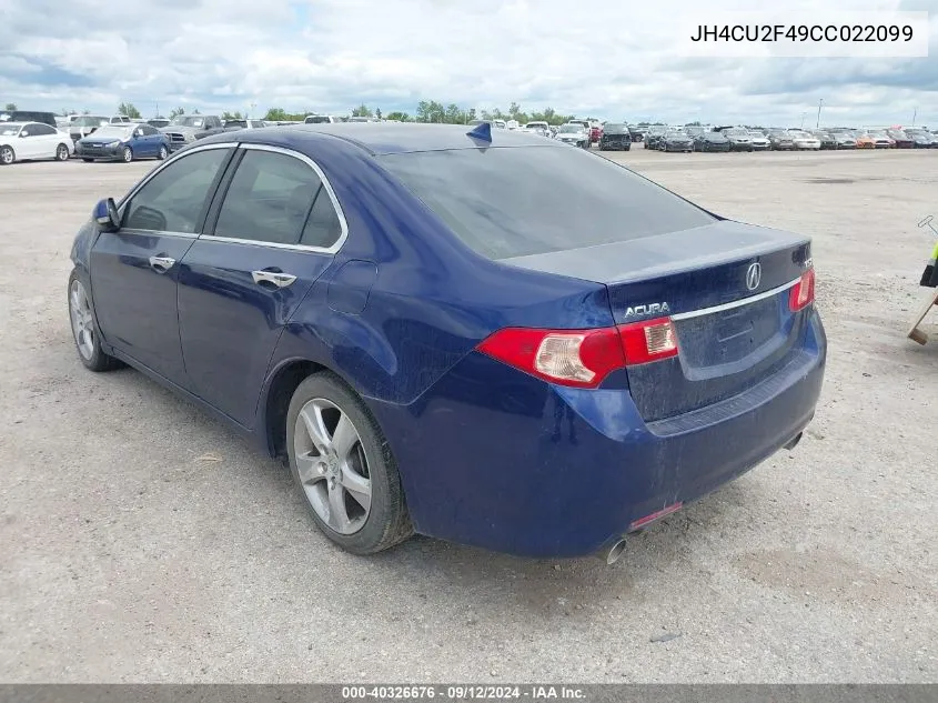 JH4CU2F49CC022099 2012 Acura Tsx 2.4