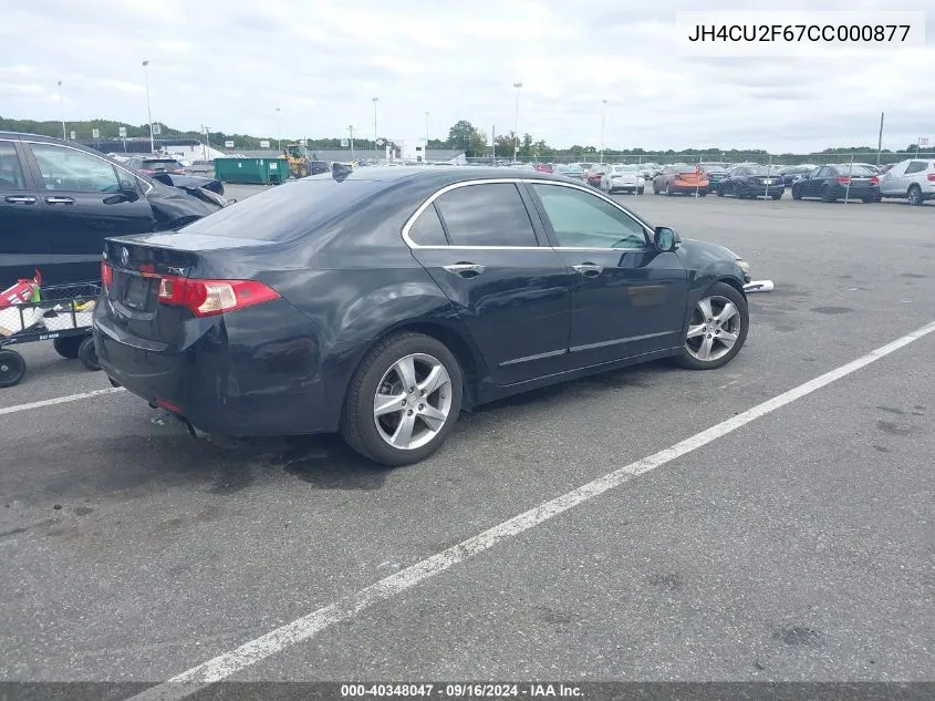 JH4CU2F67CC000877 2012 Acura Tsx Tech