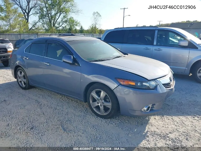 2012 Acura Tsx 2.4 VIN: JH4CU2F46CC012906 Lot: 40388477