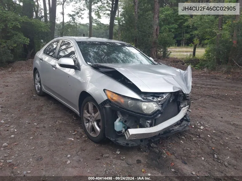 2012 Acura Tsx 2.4 VIN: JH4CU2F46CC02905 Lot: 40414498