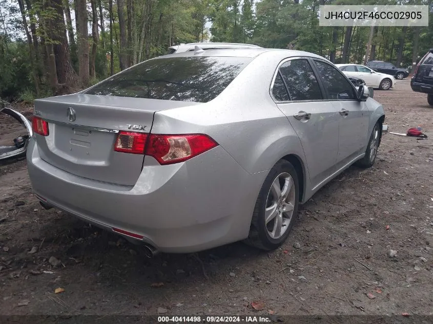 2012 Acura Tsx 2.4 VIN: JH4CU2F46CC02905 Lot: 40414498