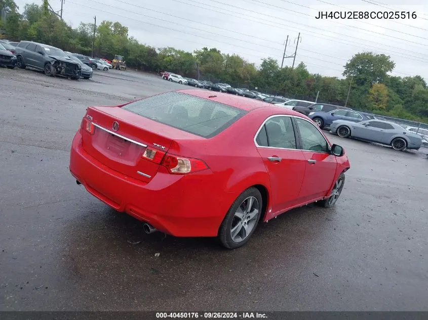 2012 Acura Tsx 2.4 VIN: JH4CU2E88CC025516 Lot: 40450176