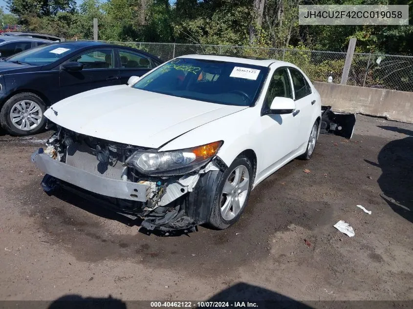 2012 Acura Tsx 2.4 VIN: JH4CU2F42CC019058 Lot: 40462122