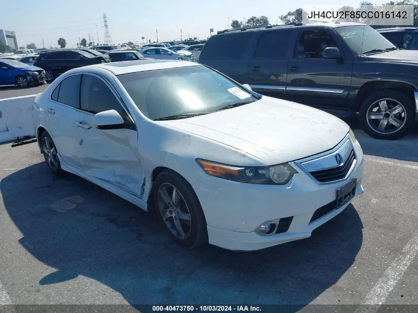 2012 Acura Tsx 2.4 VIN: JH4CU2F85CC016142 Lot: 40473750