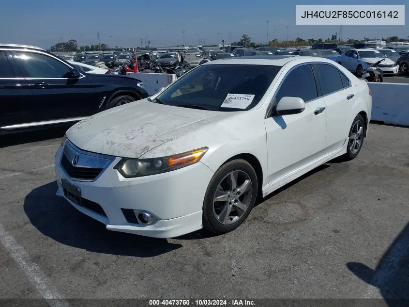 2012 Acura Tsx 2.4 VIN: JH4CU2F85CC016142 Lot: 40473750