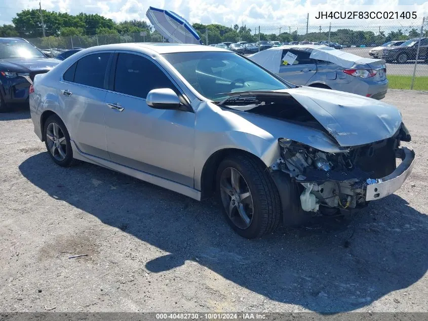 2012 Acura Tsx 2.4 VIN: JH4CU2F83CC021405 Lot: 40482730