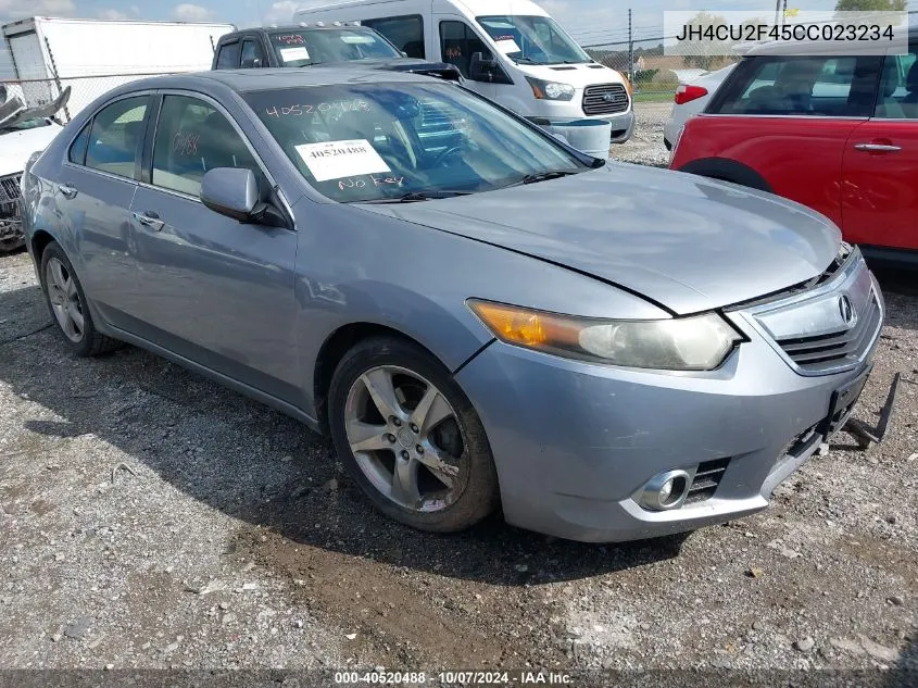 2012 Acura Tsx 2.4 VIN: JH4CU2F45CC023234 Lot: 40520488