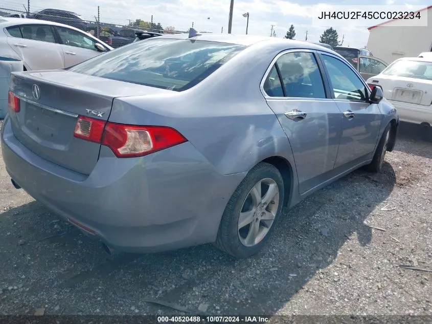 2012 Acura Tsx 2.4 VIN: JH4CU2F45CC023234 Lot: 40520488