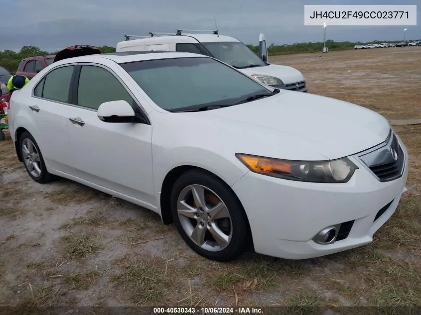 2012 Acura Tsx VIN: JH4CU2F49CC023771 Lot: 40530343