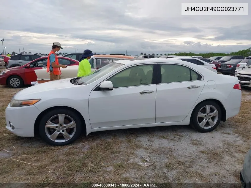 2012 Acura Tsx VIN: JH4CU2F49CC023771 Lot: 40530343