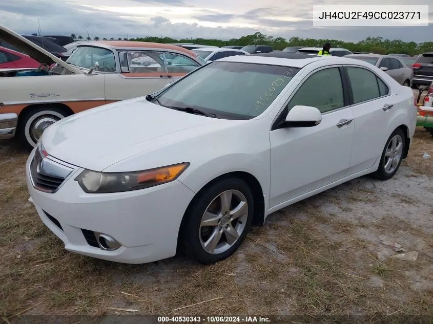 2012 Acura Tsx VIN: JH4CU2F49CC023771 Lot: 40530343