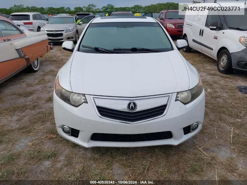 2012 Acura Tsx VIN: JH4CU2F49CC023771 Lot: 40530343