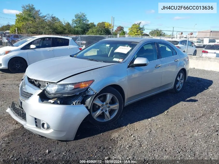 2012 Acura Tsx 2.4 VIN: JH4CU2F66CC013636 Lot: 40569112