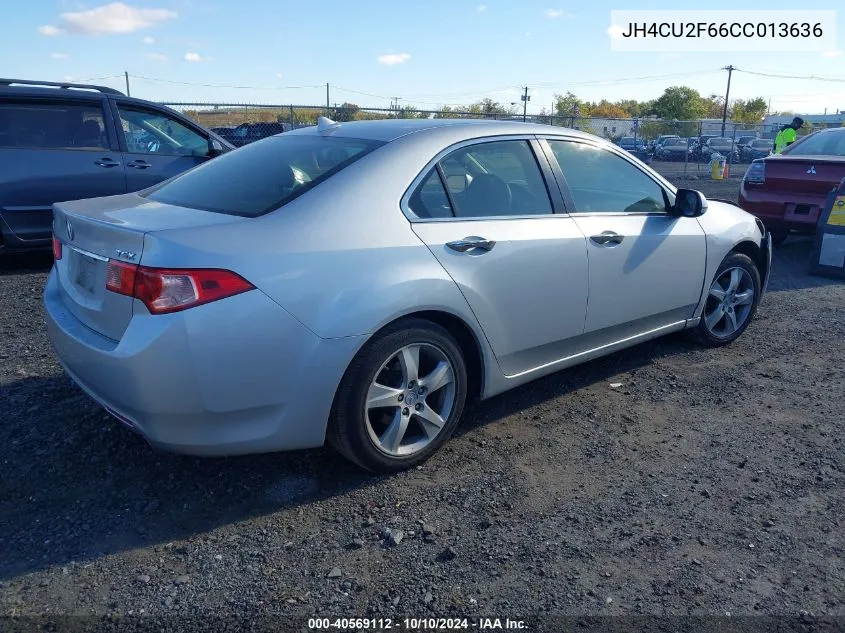 2012 Acura Tsx 2.4 VIN: JH4CU2F66CC013636 Lot: 40569112