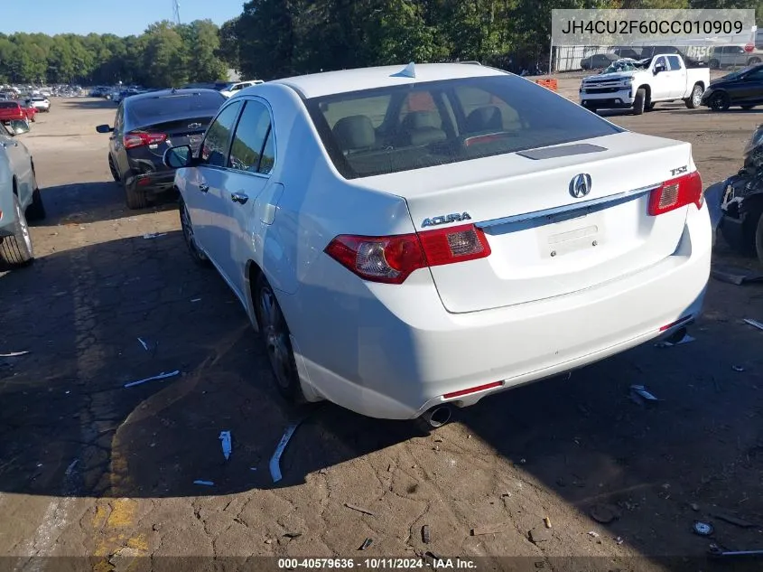 2012 Acura Tsx Tech VIN: JH4CU2F60CC010909 Lot: 40579636